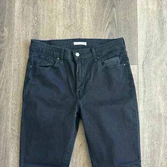 Levi’s Jeans.  Black.  Women’s size 32. High rise bootcut style. - Picture 2 of 7